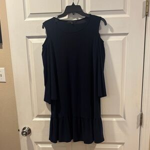 a new day Navy Blue Long Sleeve Dress